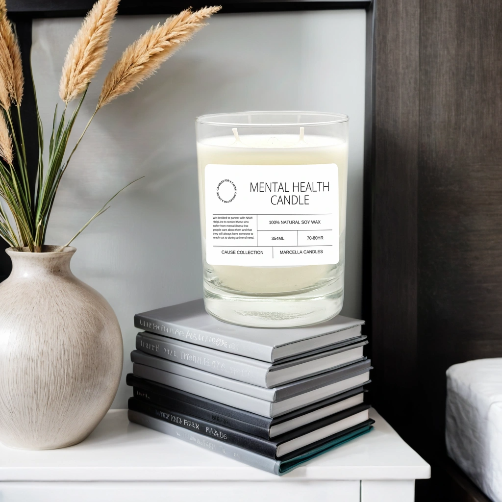 Mental Health Awareness Candle