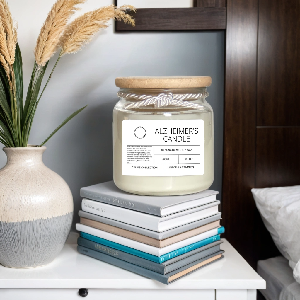 Alzheimer's Awareness Candle