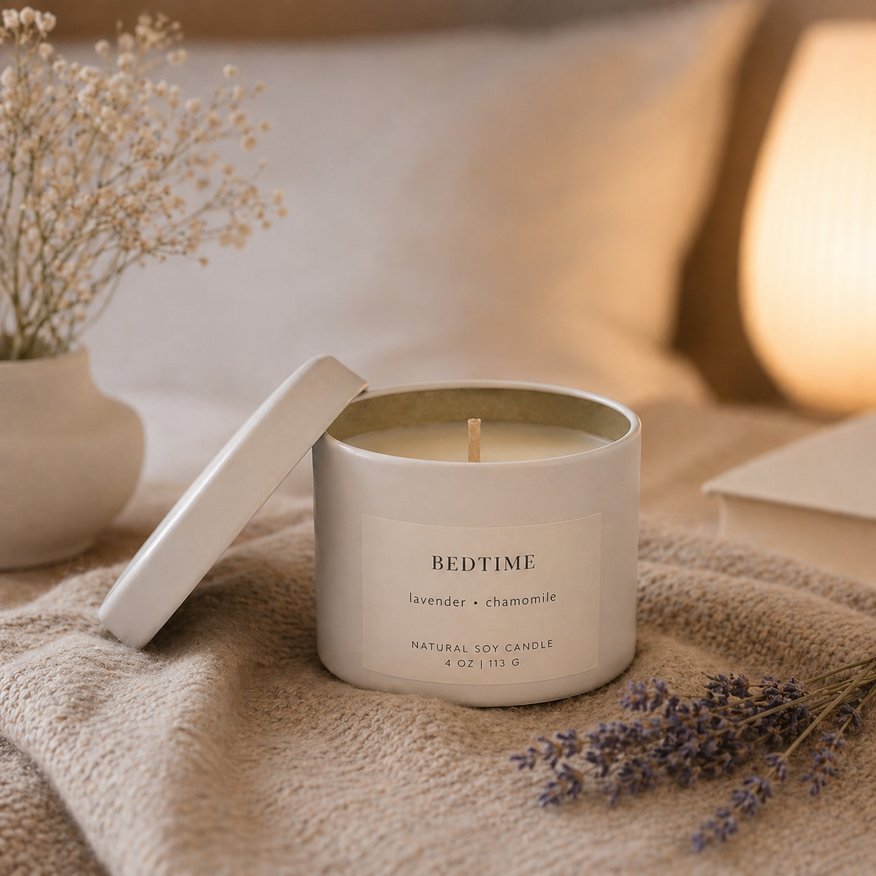 Bedtime - Lavender & Chamomile 4oz Candle