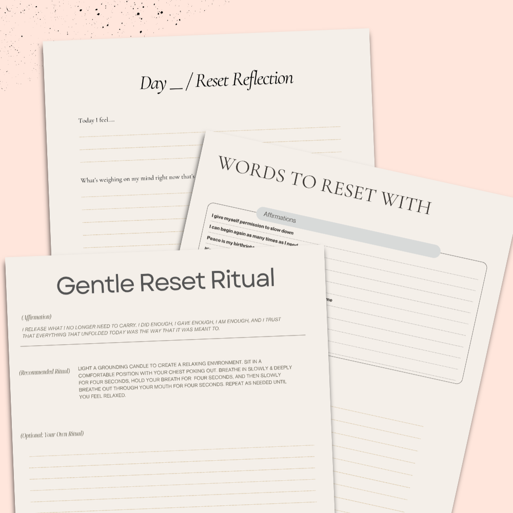 The Gentle Reset Journal - Printable PDF
