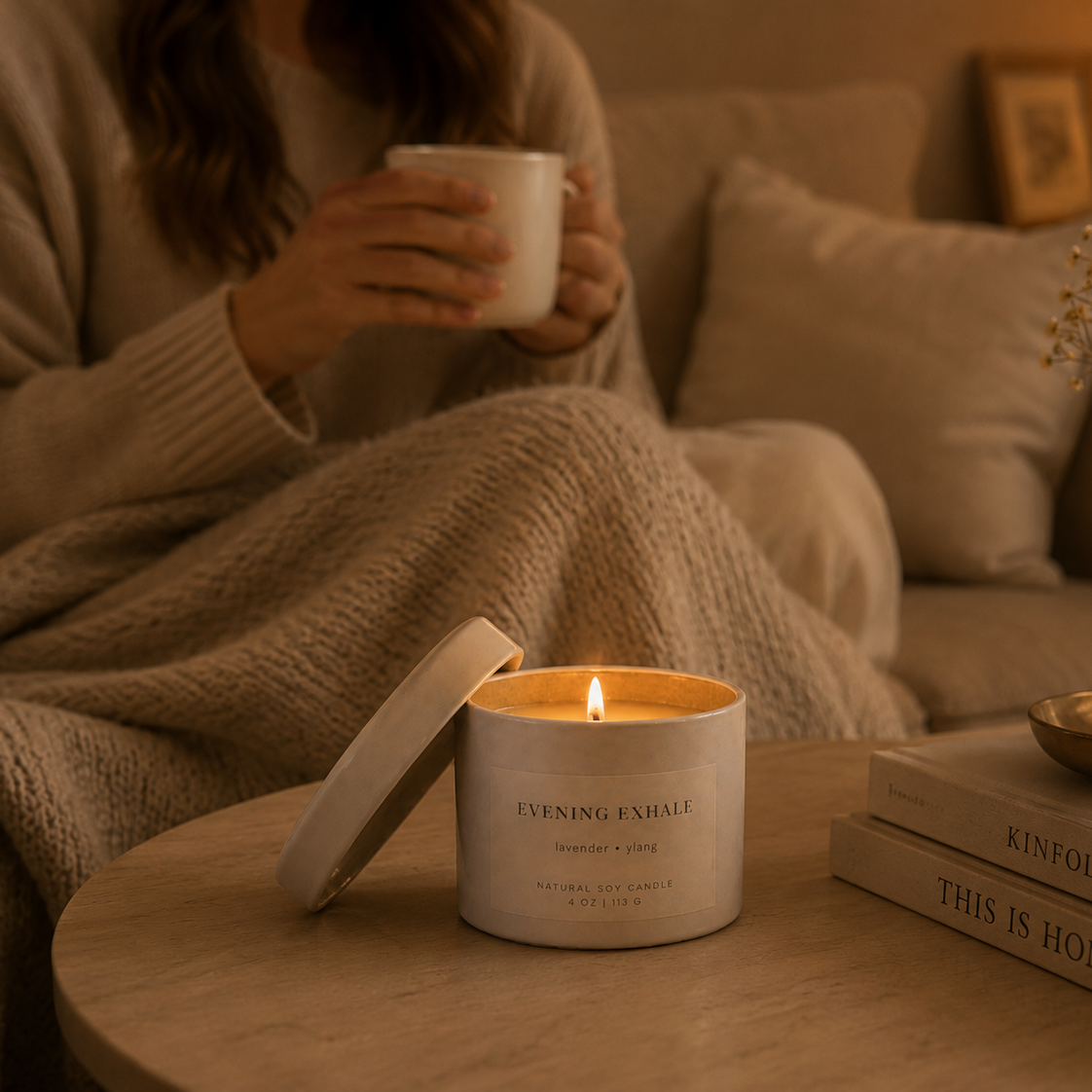 Evening Exhale - Lavender & Ylang 4oz Candle