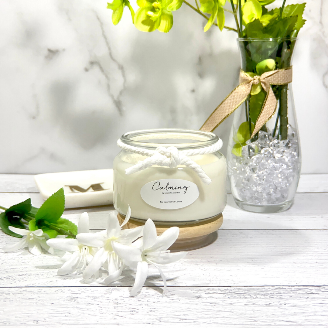 Calming Eucalyptus + Peppermint Aromatherapy Candle