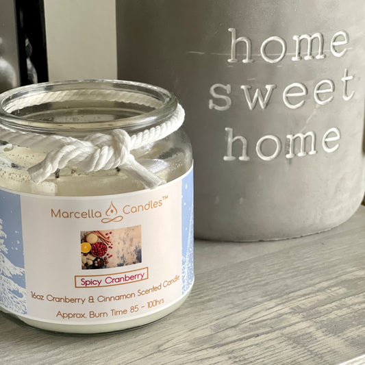 Spiced Cranberry 16oz Soy Candle
