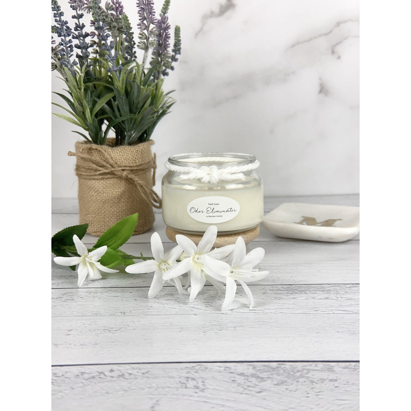Fresh Linen Odor Eliminator - Marcella Candles