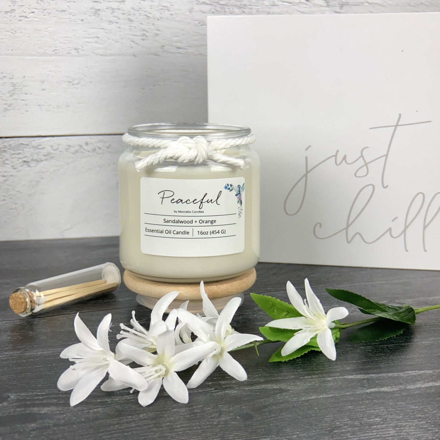 Peaceful 16oz - Marcella Candles