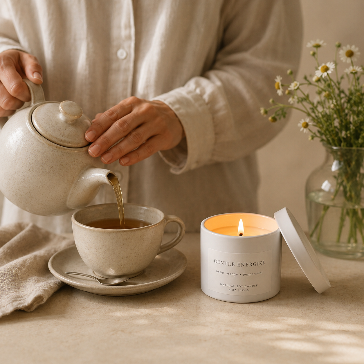 Gentle Energize - Sweet Orange & Peppermint 4oz Candle
