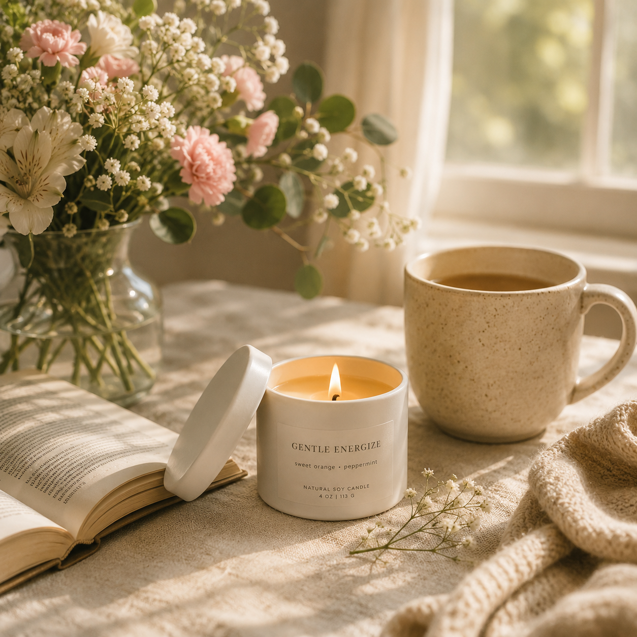 Gentle Energize - Sweet Orange & Peppermint 4oz Candle