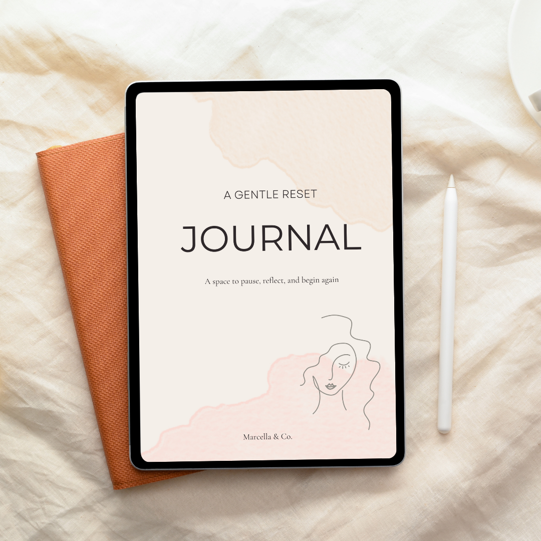 Bedtime Sleep Candle Gift Set – 12oz Lavender Chamomile Soy Candle + Gentle Reset Journal PDF for Stress Relief & Relaxation