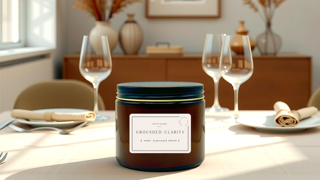 Grounded Clarity - 12oz Palo Santo and Ginger Aromatherapy Candle