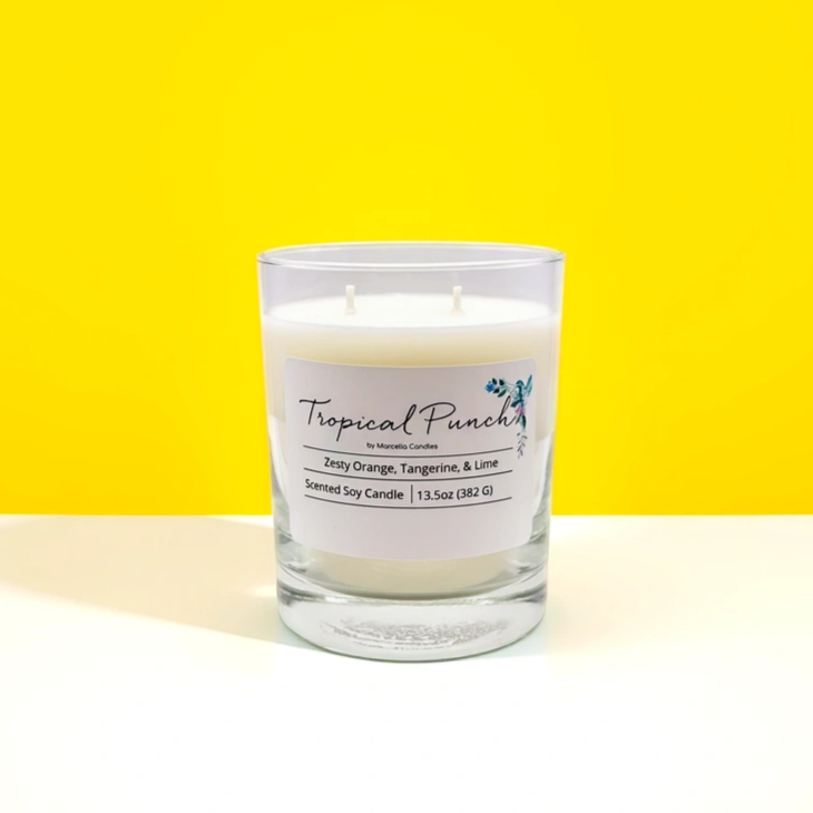 Tropical Punch 13.5oz Zesty Orange Soy Candle