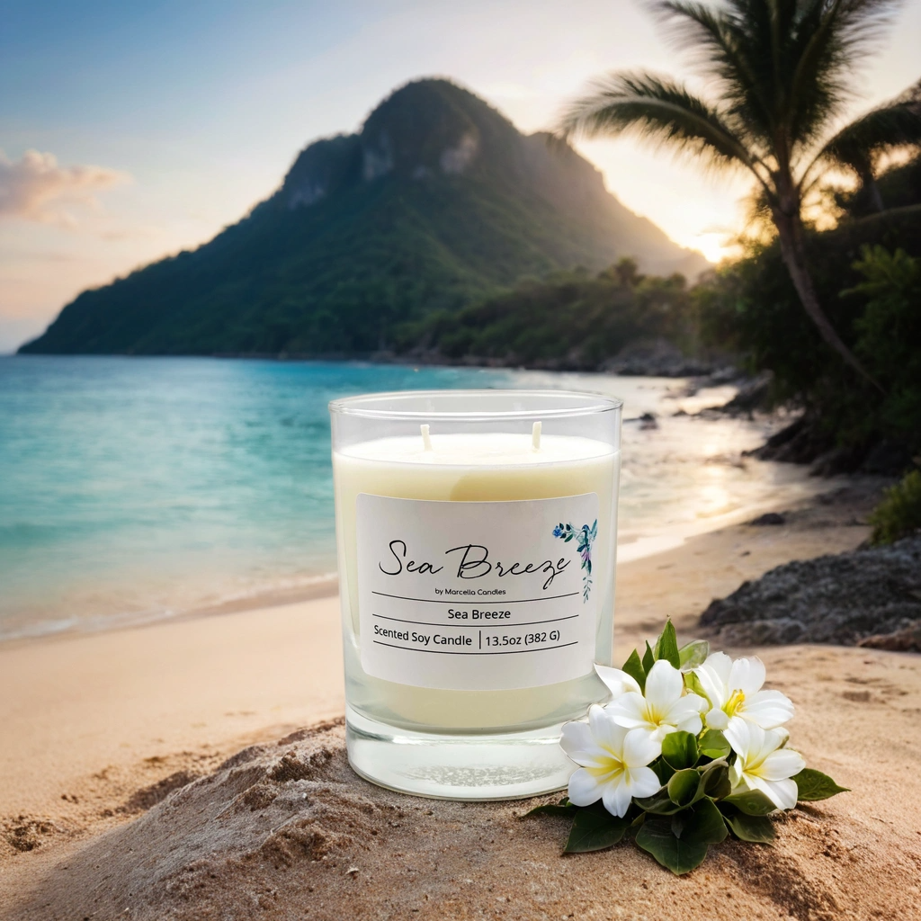 Sea Breeze 13.5oz Soy Candle