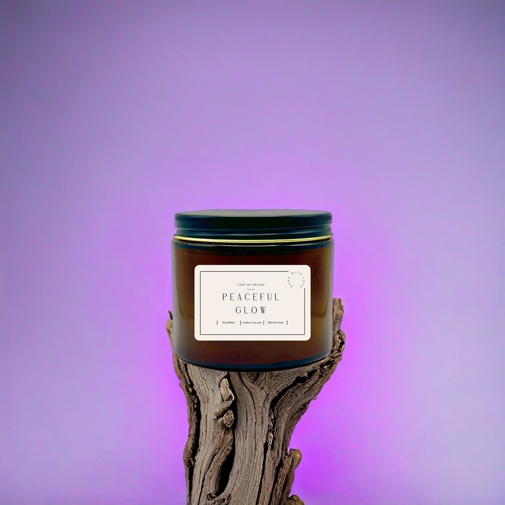 Peaceful Glow 12oz Soy Candle