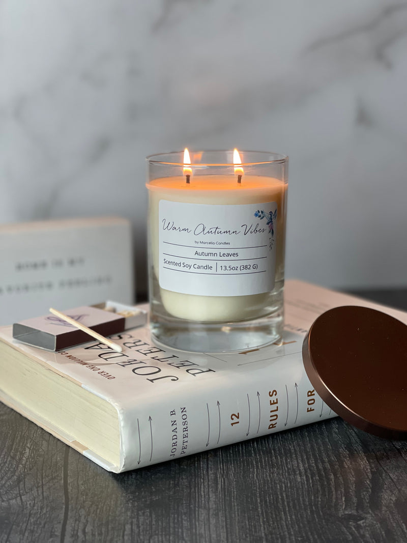 Warm Autumn Vibes 13.5oz Soy Candle