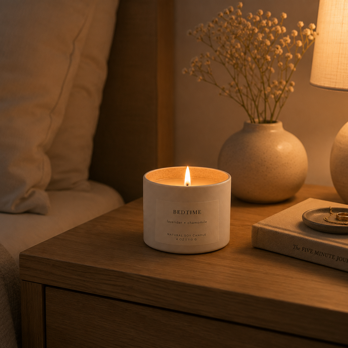 Bedtime - Lavender & Chamomile 4oz Candle