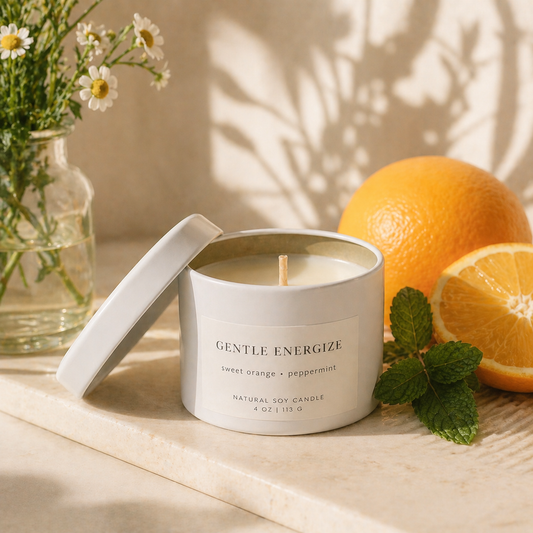 Gentle Energize - Sweet Orange & Peppermint 4oz Candle