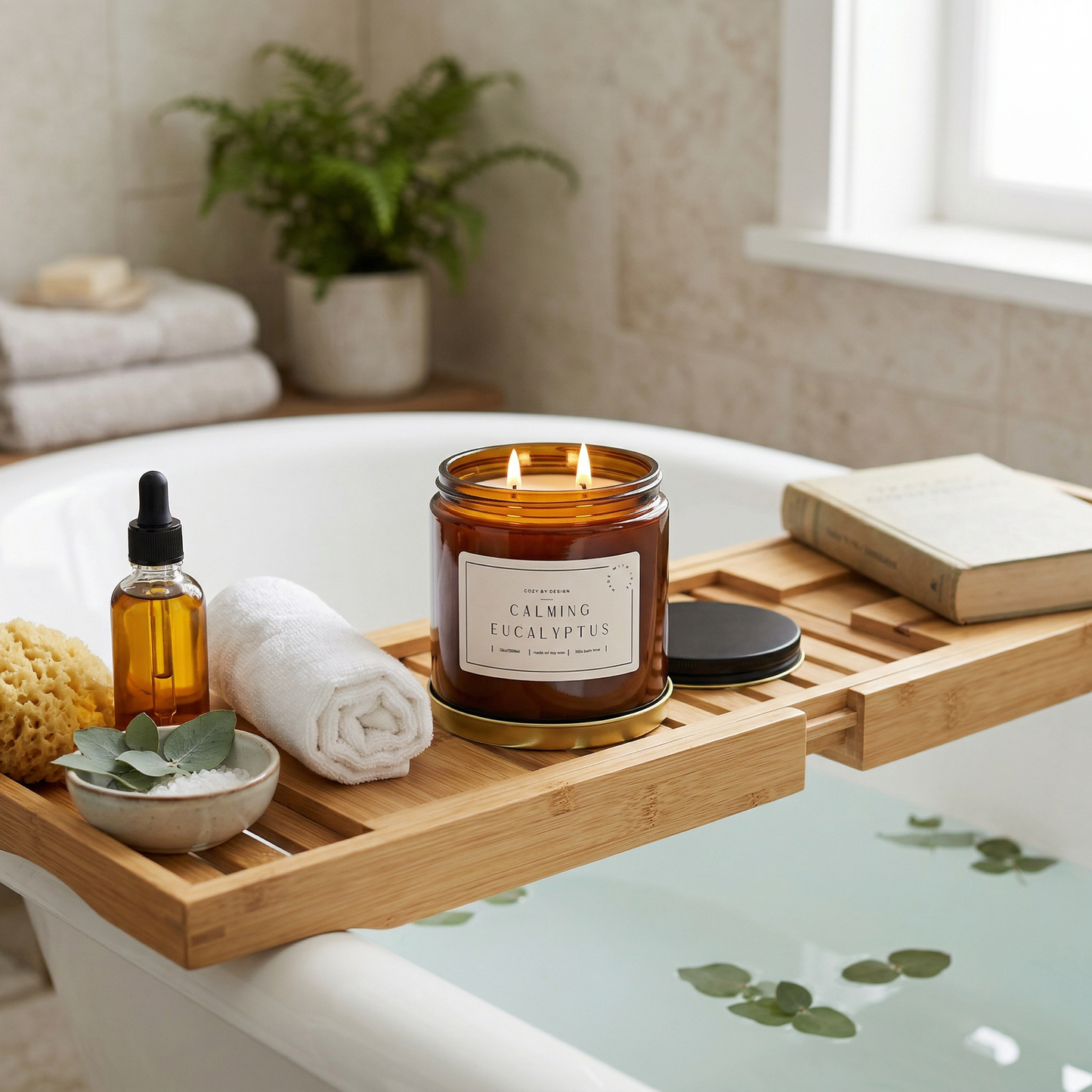 Calming - 12oz Eucalyptus and Peppermint Aromatherapy Candle