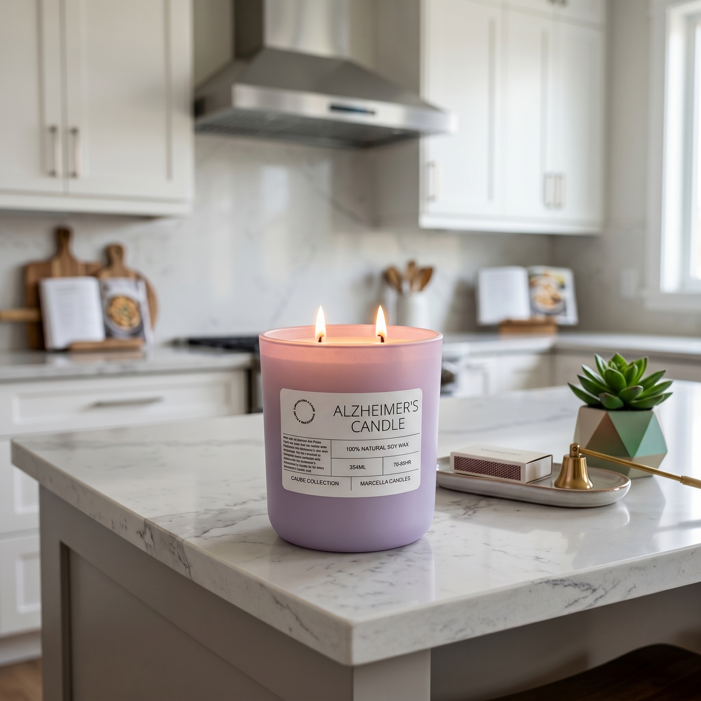 Alzheimer's Awareness Candle