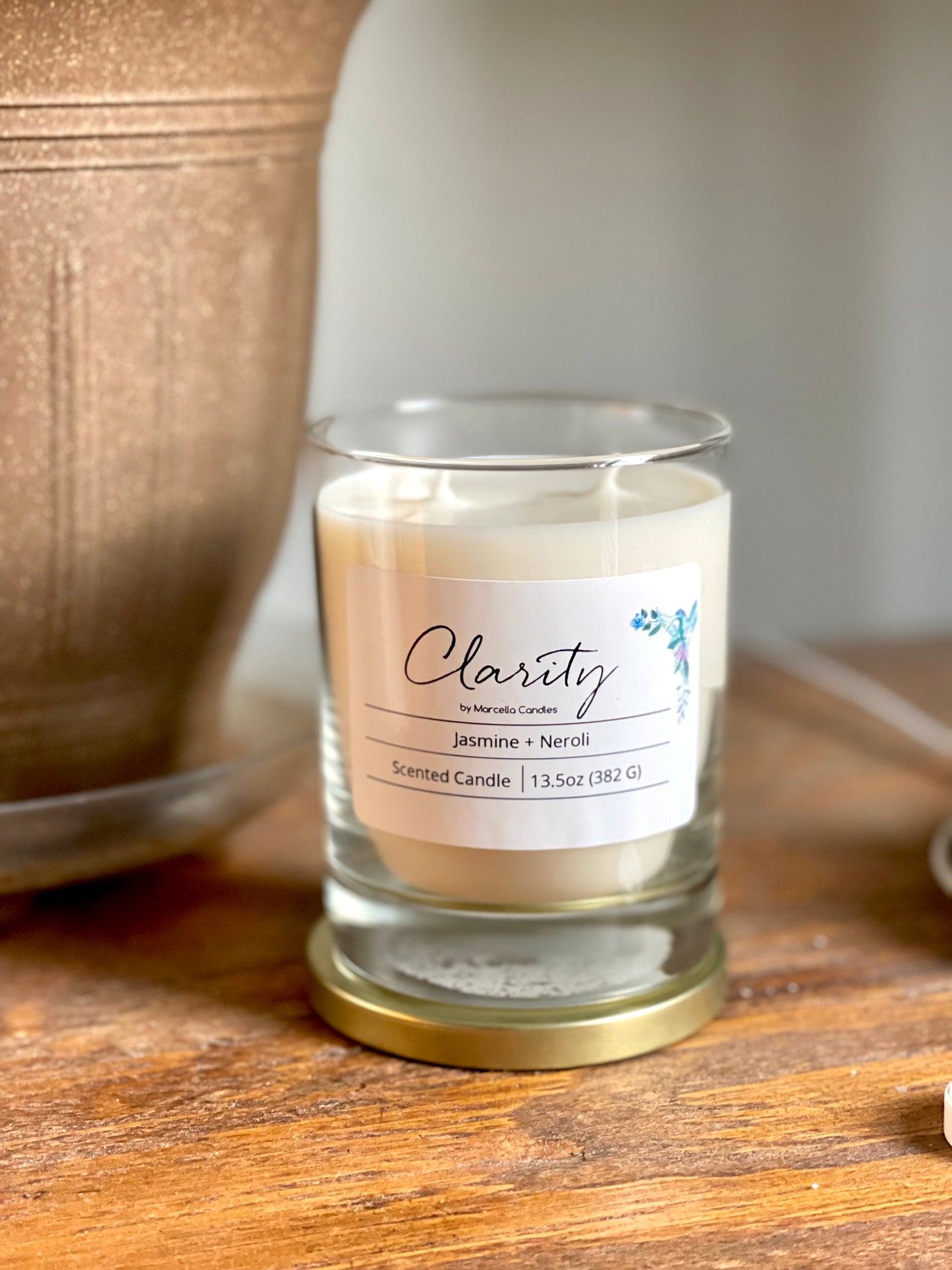 Jasmine Candle - 13oz Jasmine & Neroli Scented Candle