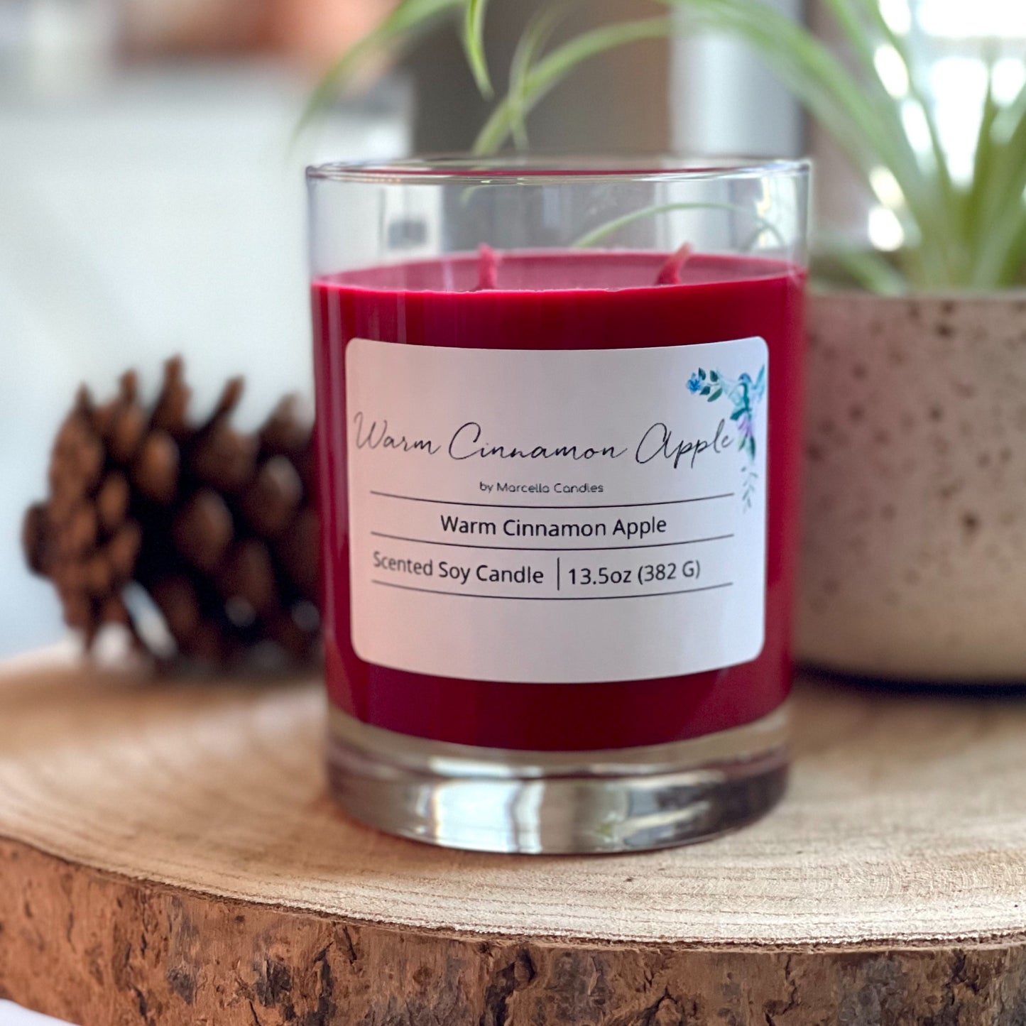 Warm Cinnamon Apple 13.5oz Soy Candle