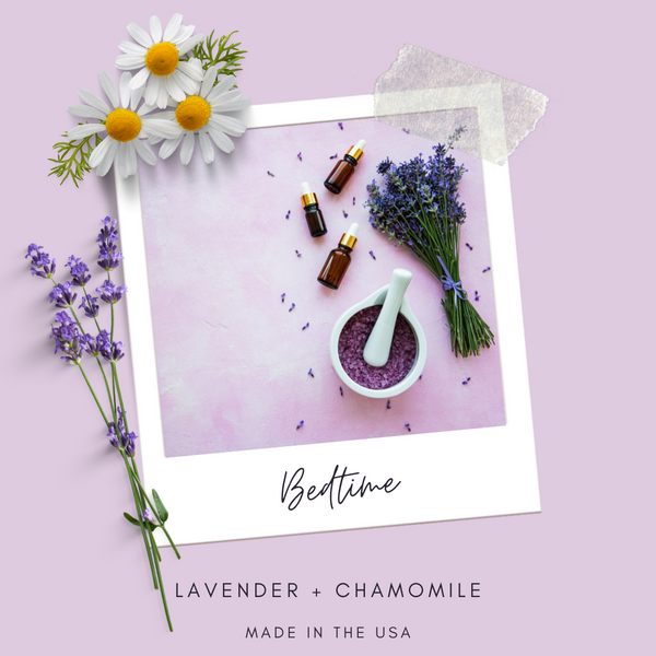 Bedtime 8oz Lavender + Chamomile Aromatherapy Candle