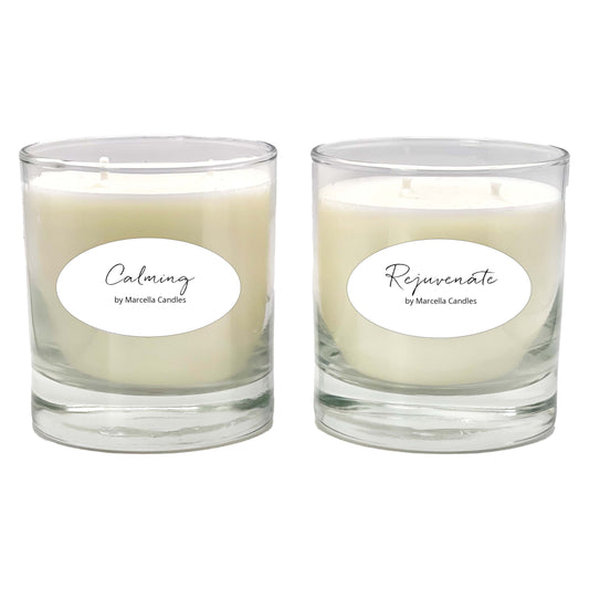 Calming Candle Set - 8oz Citrus Candle Bundle