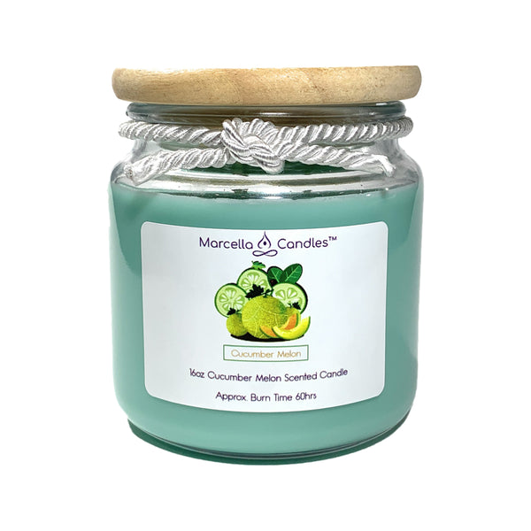 Cucumber Melon Soy Candle - Marcella Candles
