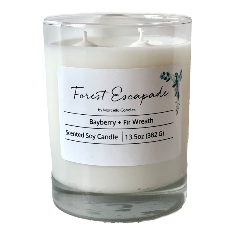 Forest Escapade 13.5oz Bayberry + Fir Wreath Soy Candle