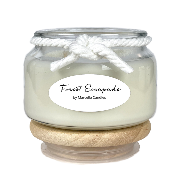 Forest Escapade 8oz Bayberry + Fir Wreath Soy Candle