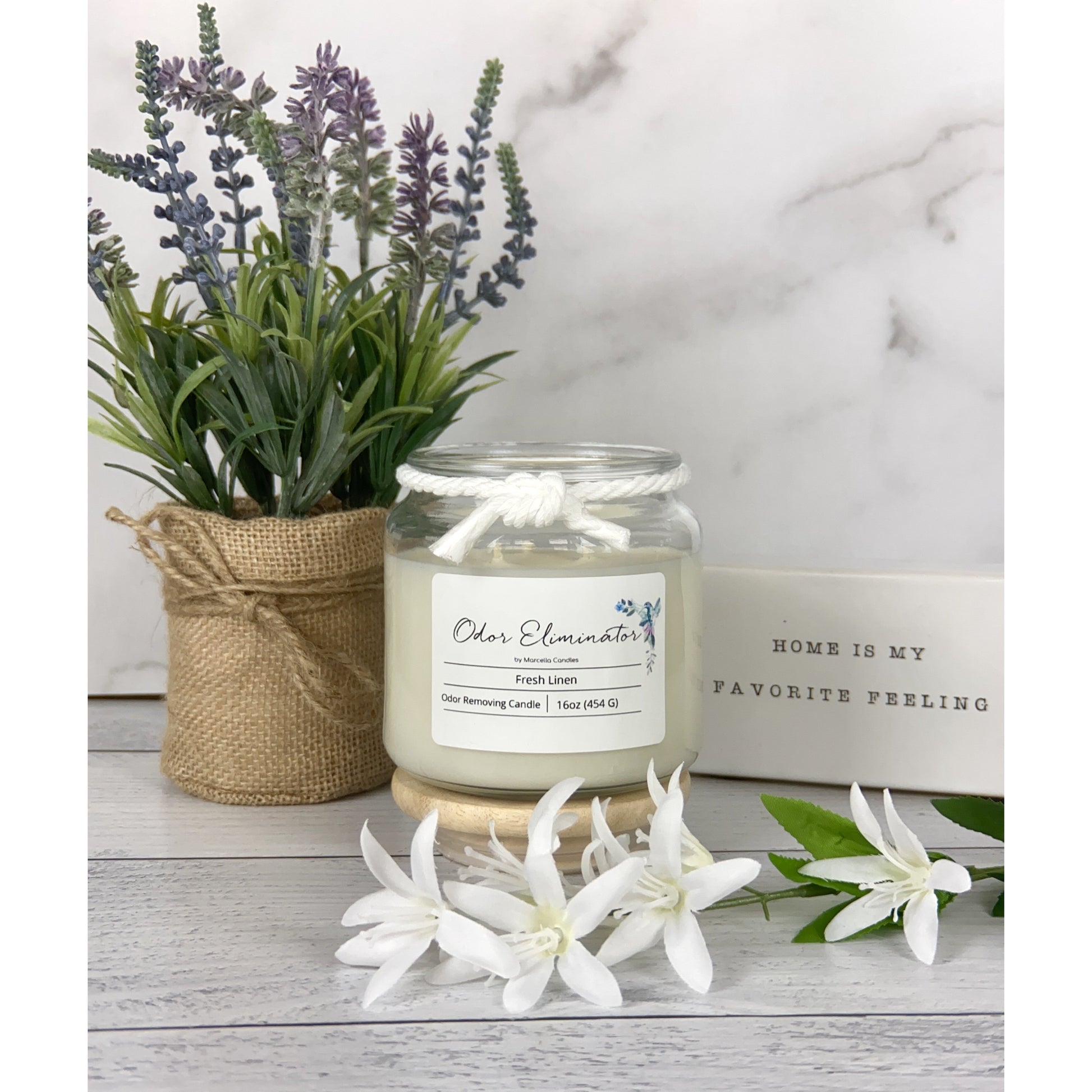 Fresh Linen Odor Eliminator - Marcella Candles