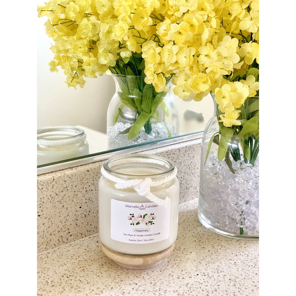 Happiness Soy Candle - Marcella Candles