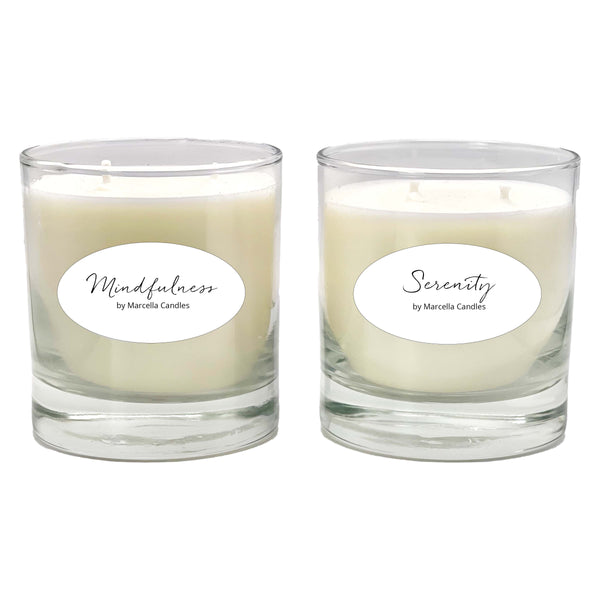 Relaxing Candle Set - 8oz Lavender Candle Bundle