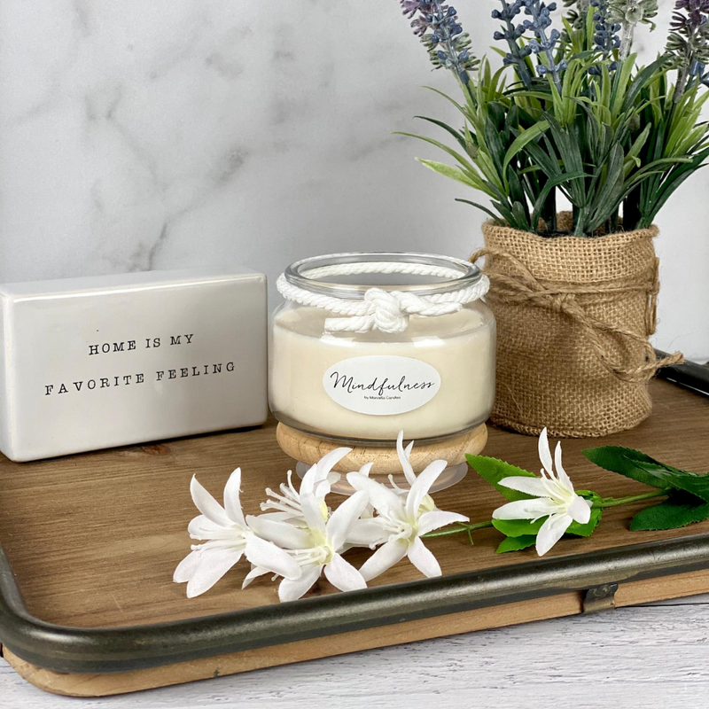 Mindfulness Lavender + Sandalwood Aromatherapy Candle