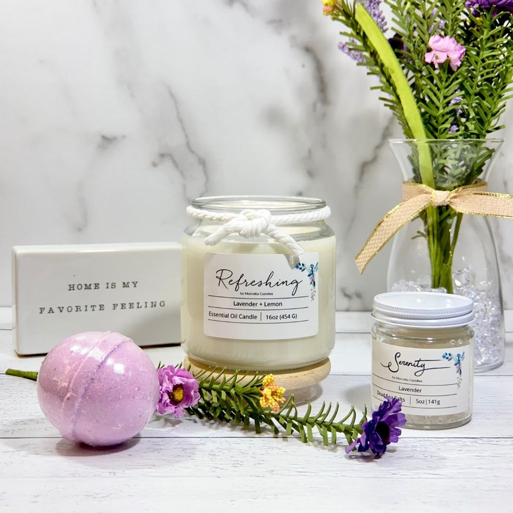 Valentine's Day Bundle Buy 2 get 1 Free-16oz Soy Candle Jar