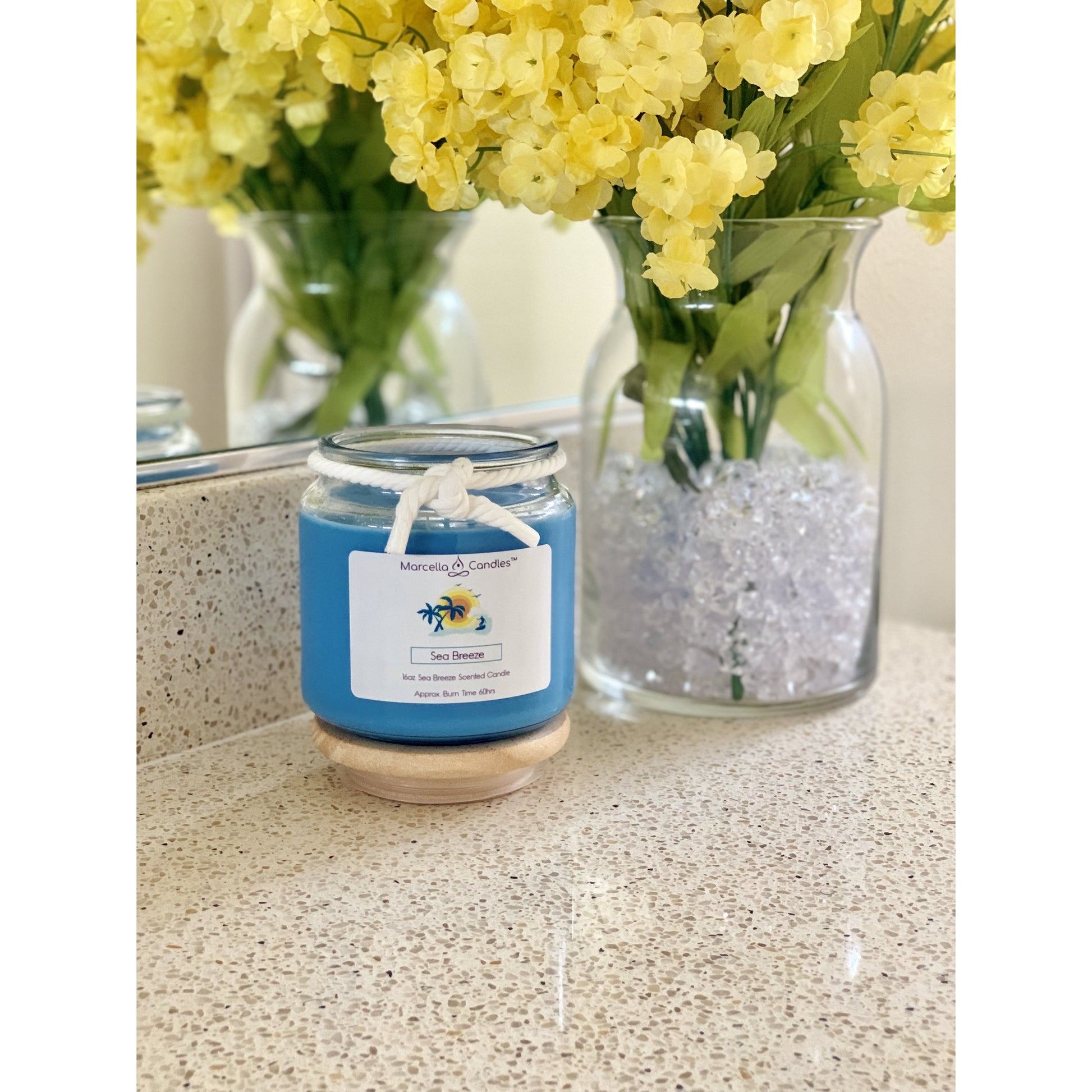 Sea Breeze Soy Candle - Marcella Candles