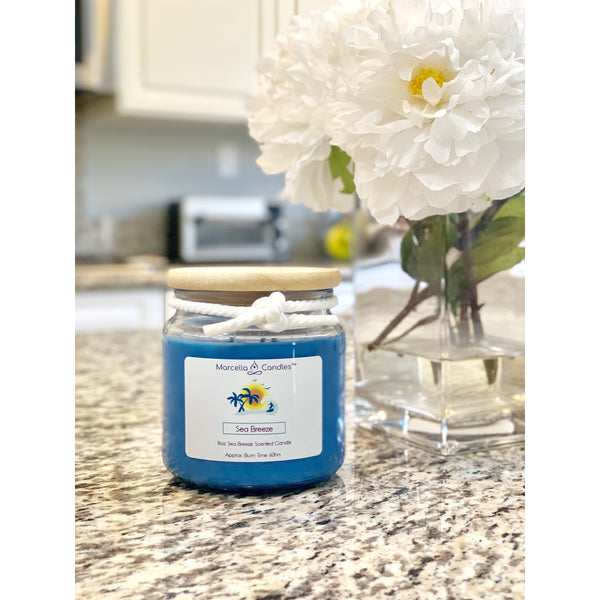Sea Breeze Soy Candle - Marcella Candles