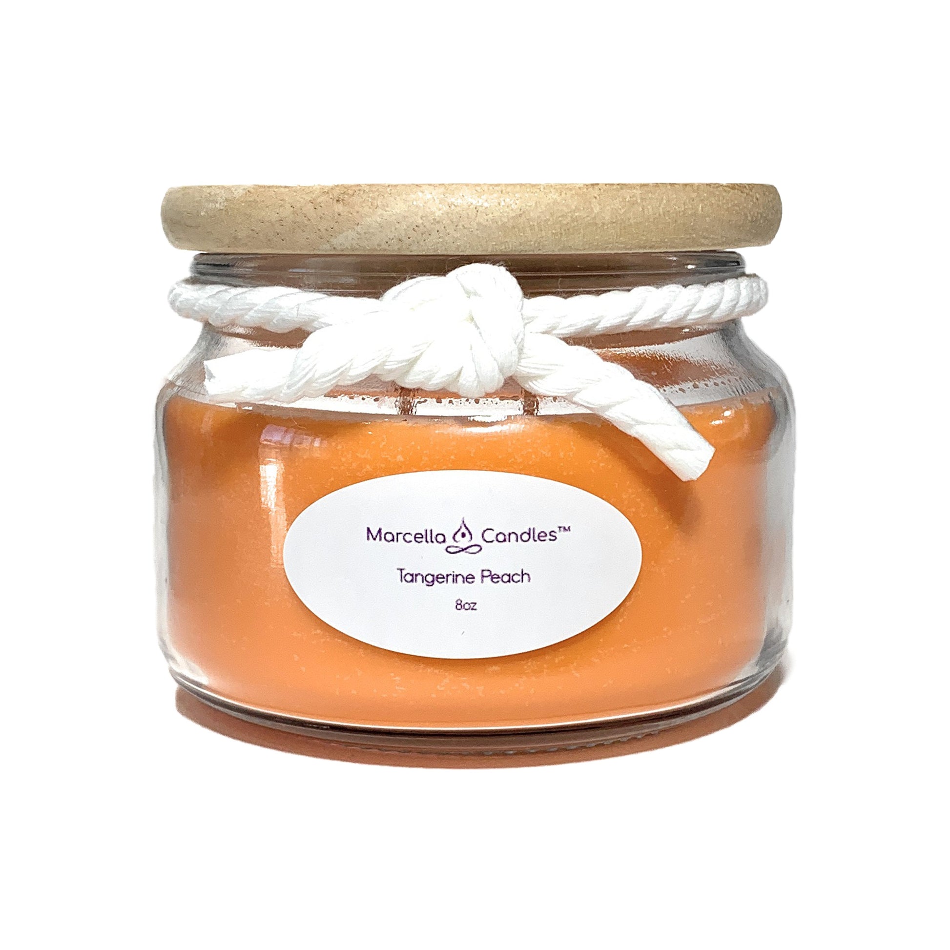 Tangerine Peach Soy Candle - Marcella Candles