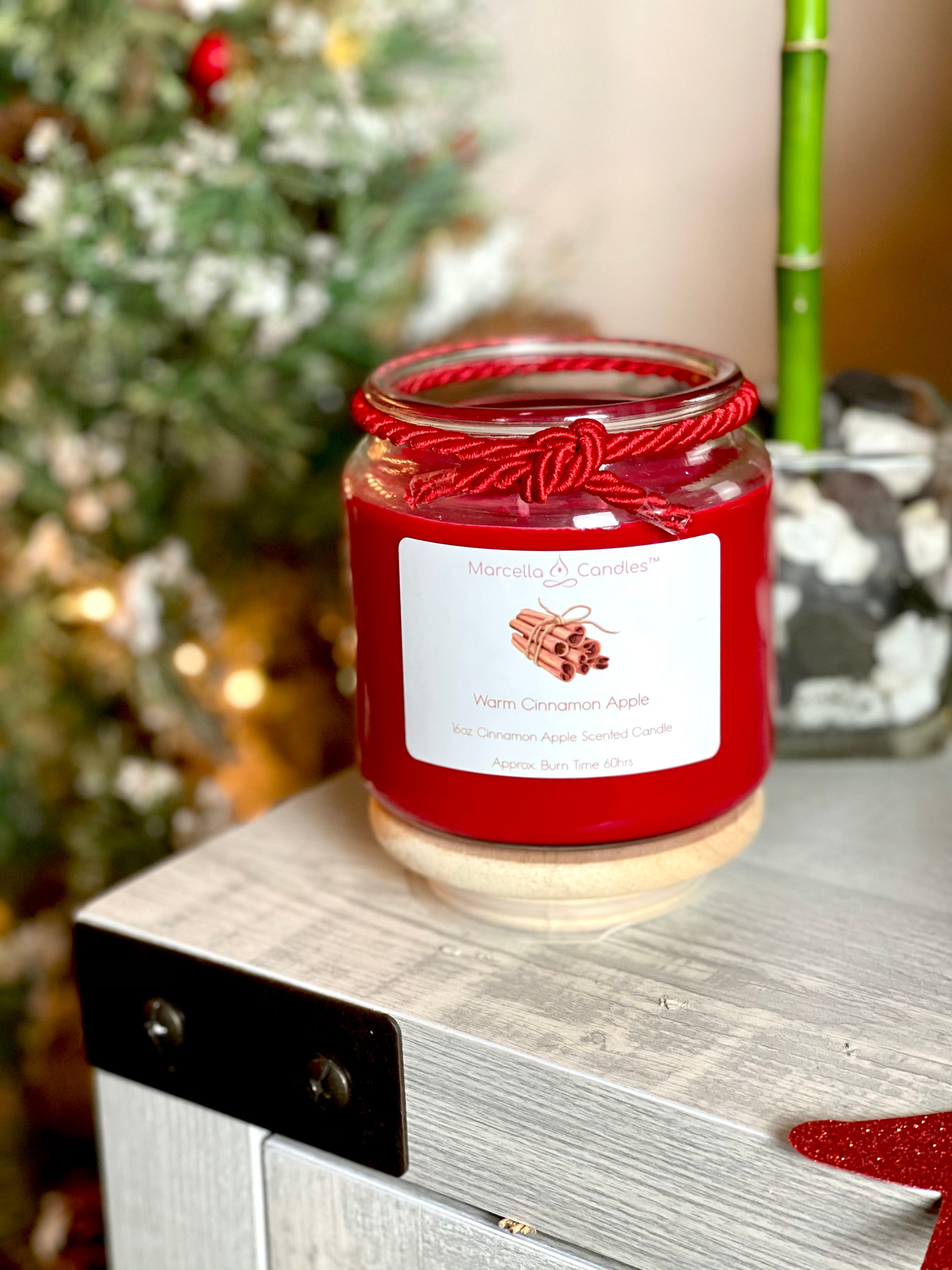 Warm Cinnamon Apple Soy Candle