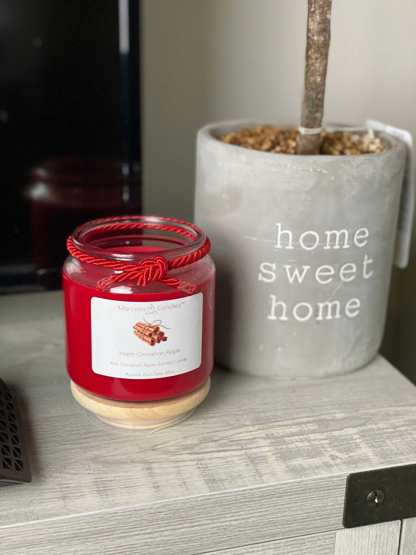 Warm Cinnamon Apple Soy Candle