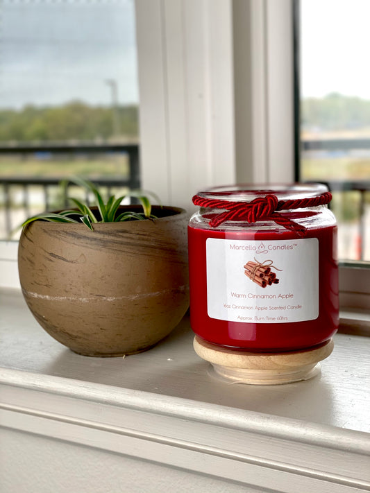 Warm Cinnamon Apple Soy Candle